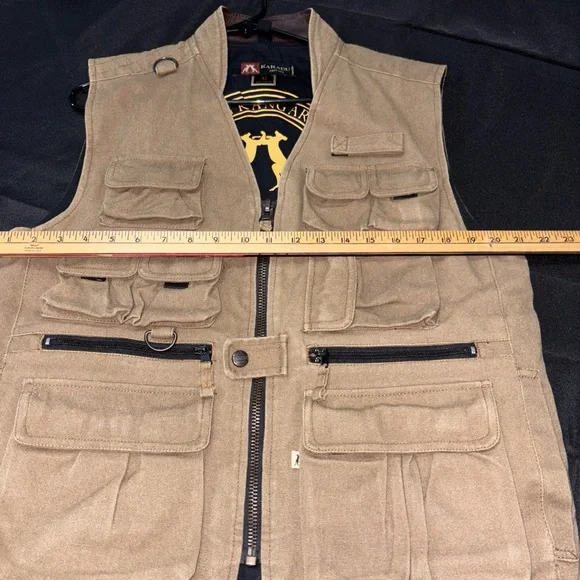 Kakadu Men's Brown Utility Vest - Picture 8 of 8
